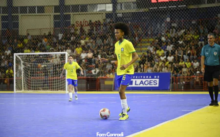 Brasil goleia Bolívia na Copa América de Futsal Feminino