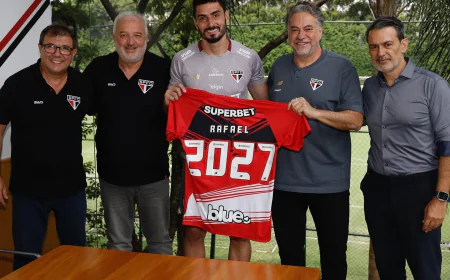 Goleiro Rafael do são Paulo renova seu contato