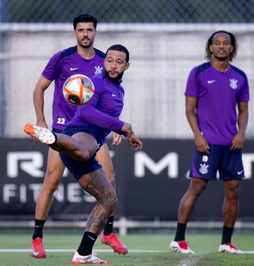 Corinthians encerra preparação com novidade para a final contra o Palmeiras