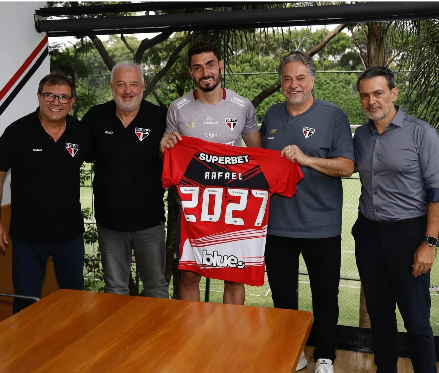 Goleiro Rafael do são Paulo renova seu contato