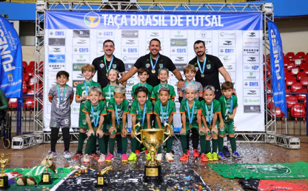 Benfica da Paraíba conquista Taça Brasil de Futsal sub-8