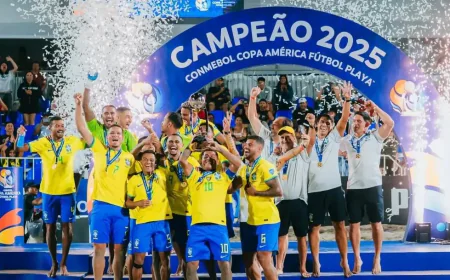 SELEÇÃO BRASILEIRA É CONVOCADA PARA A COPA DO MUNDO DE BEACH SOCCER DA FIFA SEYCHELLES 2025