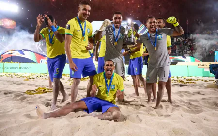 BRASIL CONHECE ADVERSÁRIOS DO MUNDIAL DE BEACH SOCCER