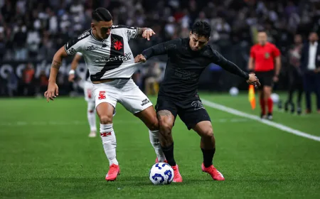 CORINTHIANS DERROTA O VASCO E GARANTE PRIMEIRO TRIUNFO NO BRASILEIRÃO