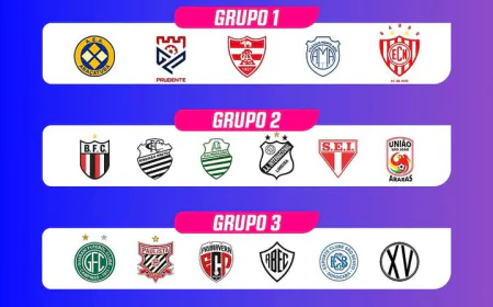 DEFINIDOS OS GRUPOS PARA A COPA PAULISTA 2025