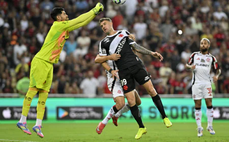 FLAMENGO E VASCO FICAM NO EMPATE NO MARACANÃ PELA QUINTA RODADA DO CAMPEONATO BRASILEIRO