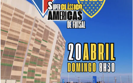 Fortaleza x Boca Juniors decidem neste domingo às 8:30 da manhã o Superclássico das Américas de Futsal.