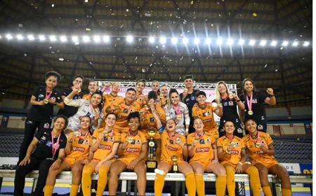 Taboão Magnus conquista o bicampeonato da Supercopa e a vaga na Libertadores de Futsal Feminino.
