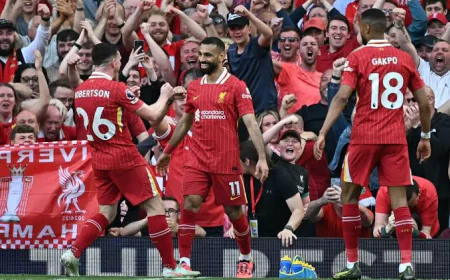 LIVERPOOL GOLEIA E CONFIRMA O TÍTULO DE CAMPEÃO INGLÊS