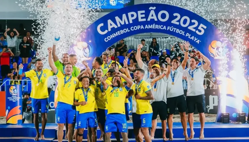 SELEÇÃO BRASILEIRA É CONVOCADA PARA A COPA DO MUNDO DE BEACH SOCCER DA FIFA SEYCHELLES 2025