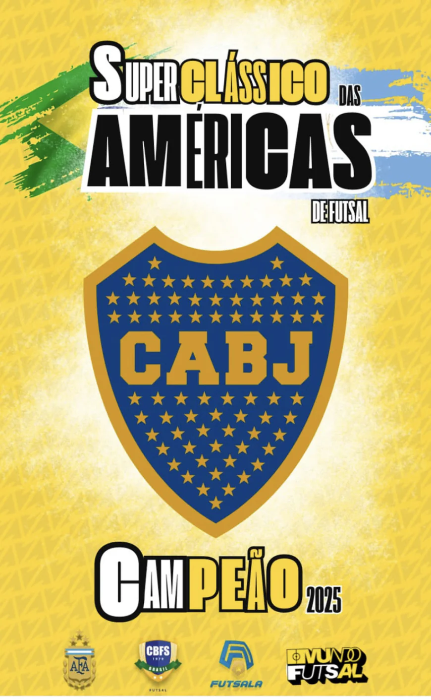 Boca Juniors vence Superclássico das Américas de Futsal.