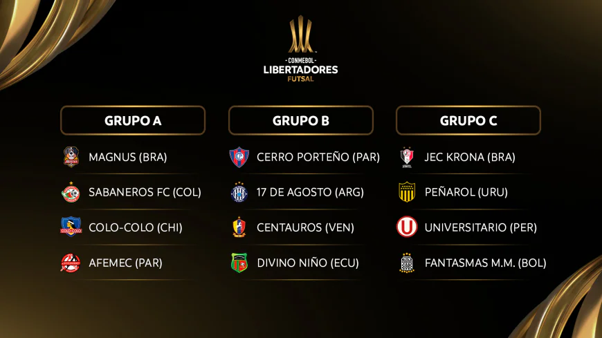 Vai começar a Libertadores de Futsal 2025.