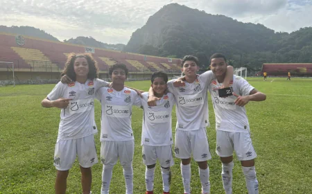 Paulista sub 13 teve goleada do Peixe por 9 a 0 e muito mais jogos