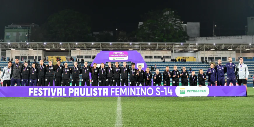 Festival de futebol feminino sub-14 movimentou final de semana.