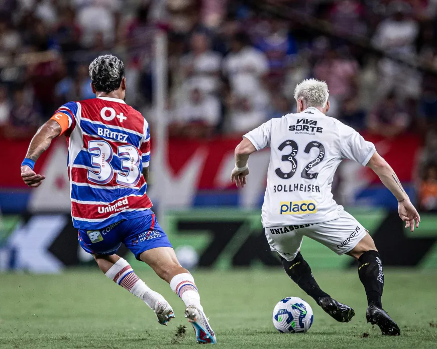 SANTOS VENCE O FORTALEZA FORA DE CASA