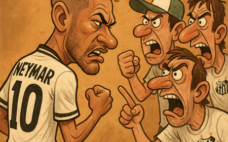 DERROTA AMARGA NA VILA, SANTOS PERDE E NEYMAR É ALVO DE CRÍTICAS DOS TORCEDORES