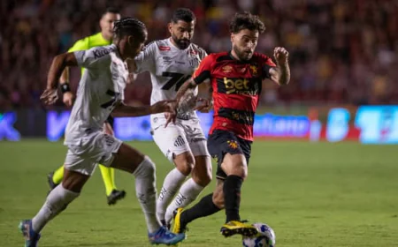 PEIXE EMPATA COM O SPORT EM NOITE APAGADA DE NEYMAR