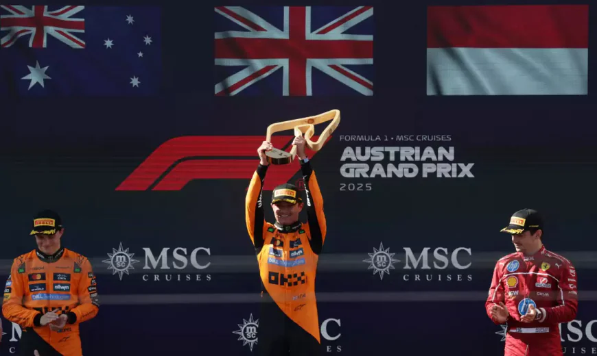 GP DA ÁUSTRIA 2025 BRILHO DE BORTOLETO, VIRADA DA SAUBER E MCLAREN DOMINA