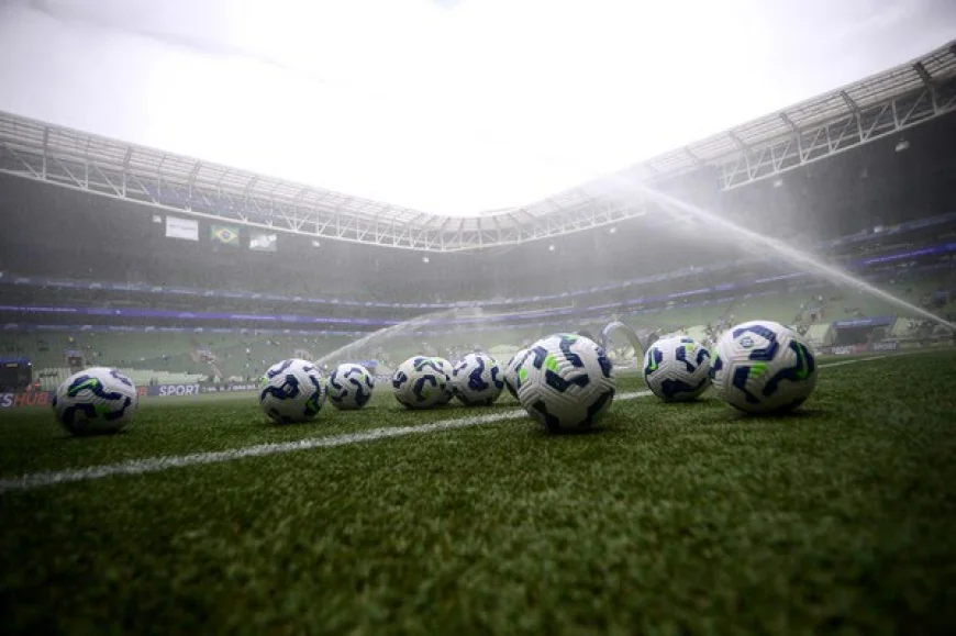 Palmeiras faz um primeiro tempo avassalador em jogo pelo Brasileirão contra o Internacional