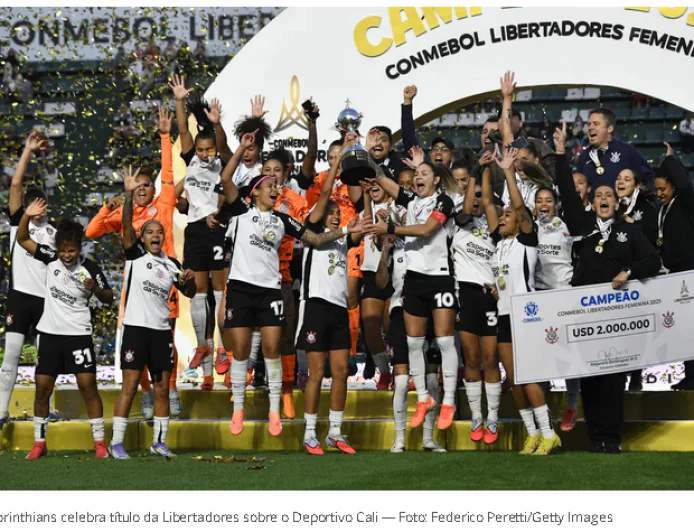 "Brabas" do Corinthians faturam Hexa da Libertadores Feminina