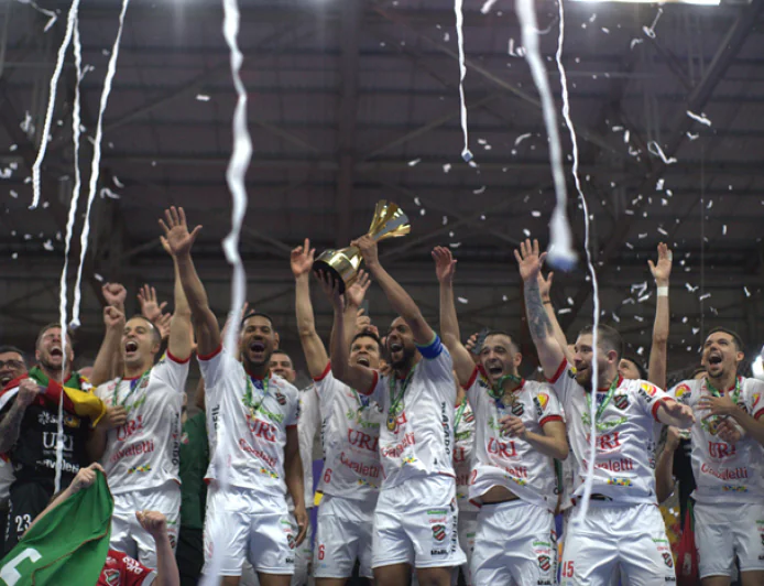 Atlântico Erechim vence Magnus em Sorocaba e fatura o bi da Copa do Brasil de Futsal