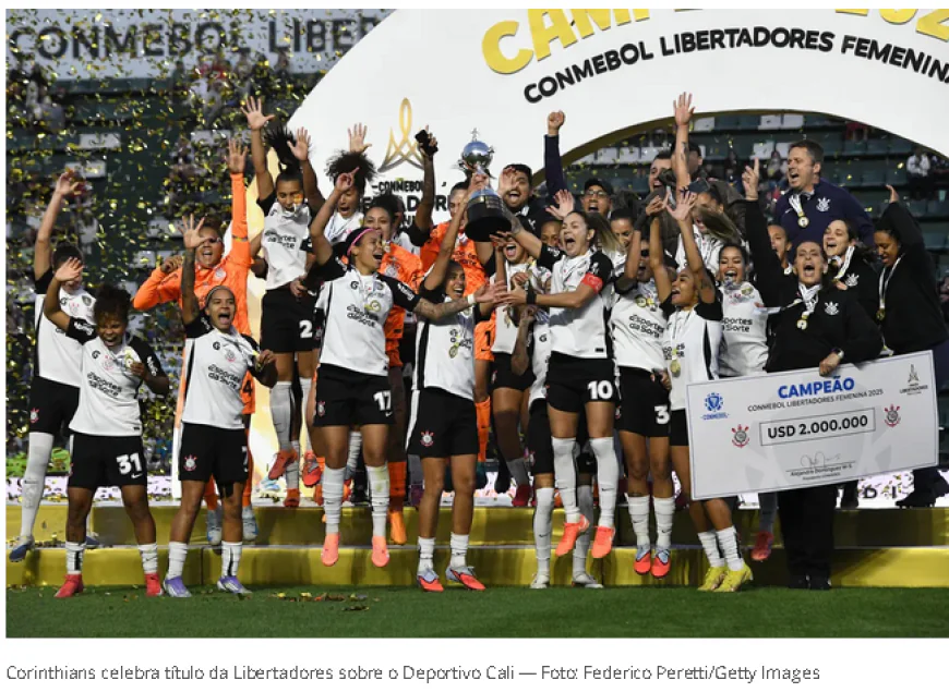 "Brabas" do Corinthians faturam Hexa da Libertadores Feminina