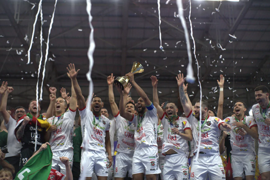 Atlântico Erechim vence Magnus em Sorocaba e fatura o bi da Copa do Brasil de Futsal