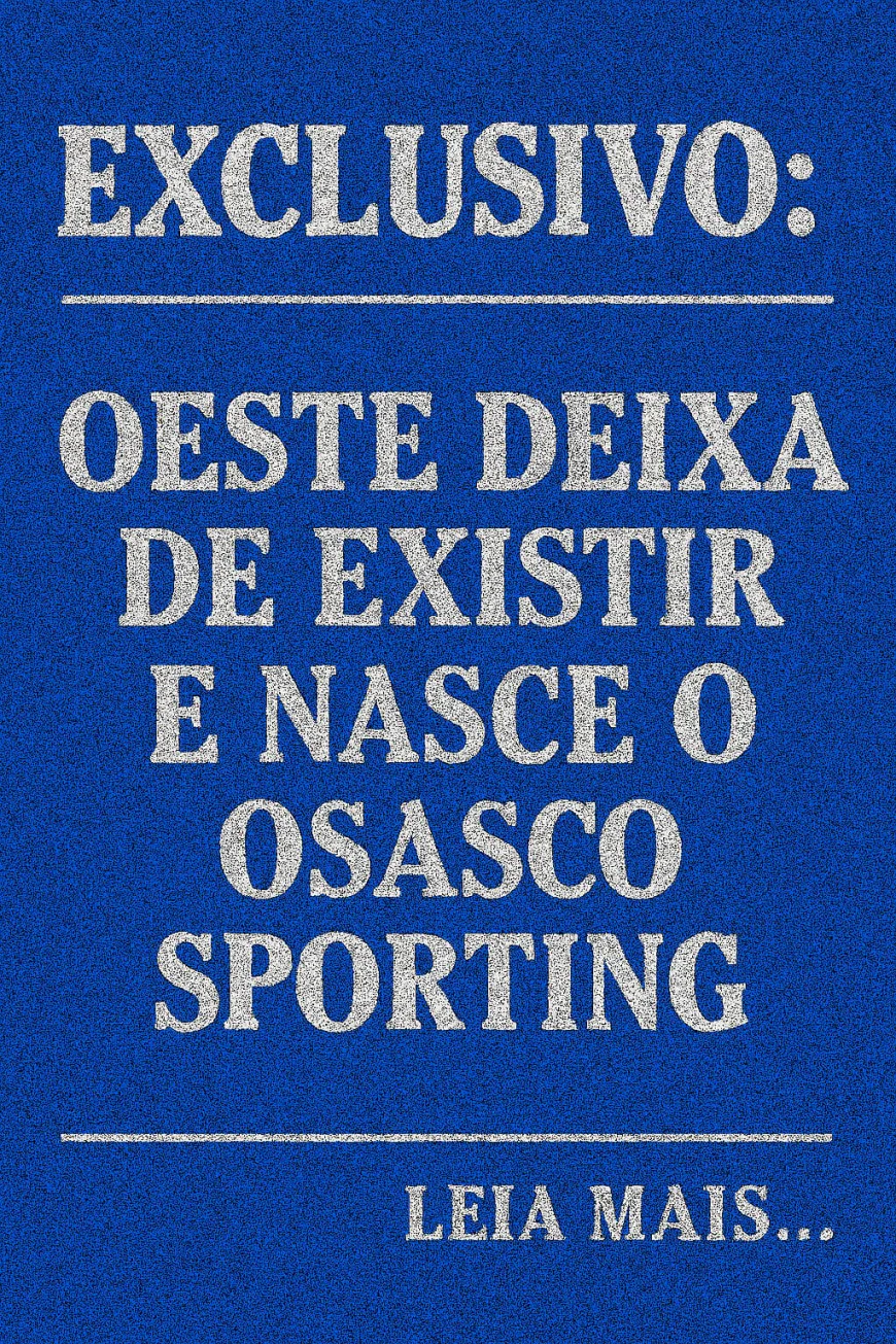 O FIM DO OESTE